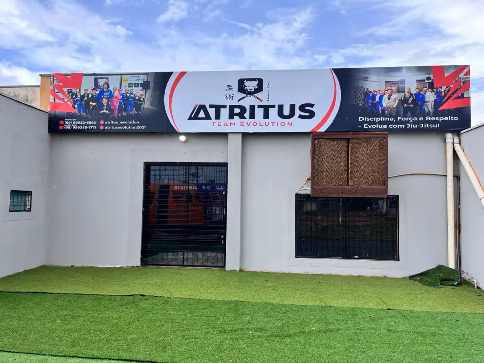 Academia de jiu-jitsu Atritus team evolution