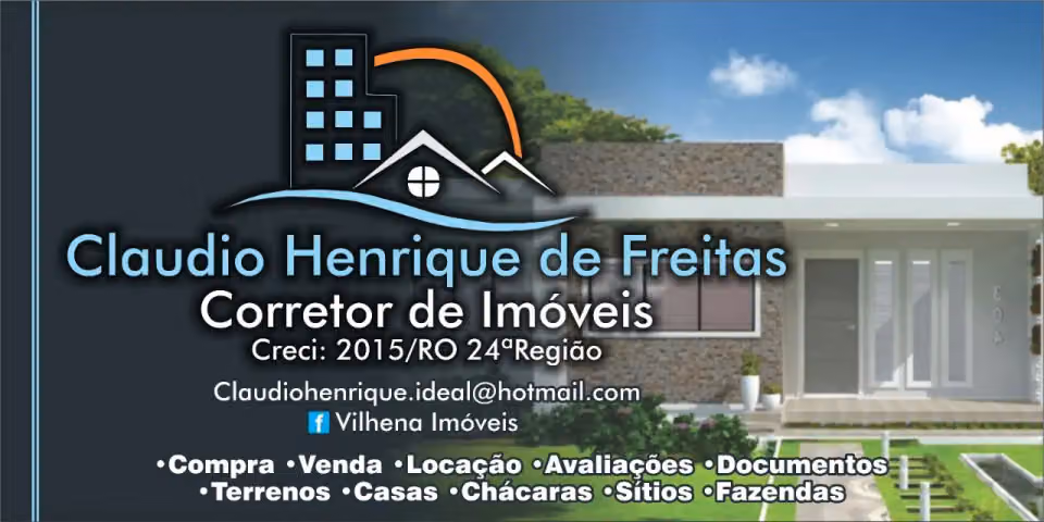 Claudio Henrique de Freitas / Corretor de Imóveis