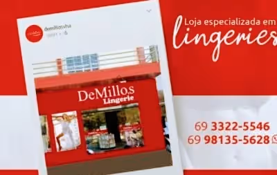 Demillo's Lingerie qualidade e conforto