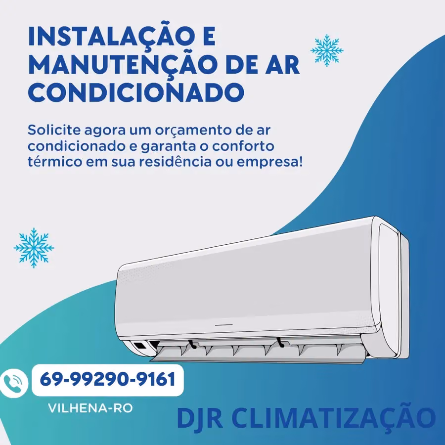 DJR Climatização e Segurança eletrônica - Ar condicionado
