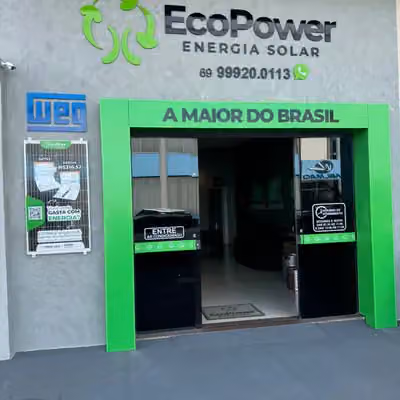 EcoPower Centro: Energia Solar, Energia Fotovoltaica, Painel Solar em Vilhena RO