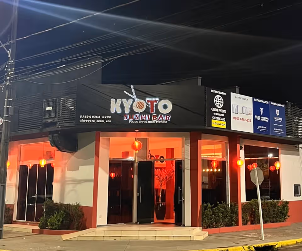 Kyoto Sushi Bar Vilhena | Atendimento no salão e Delivery
