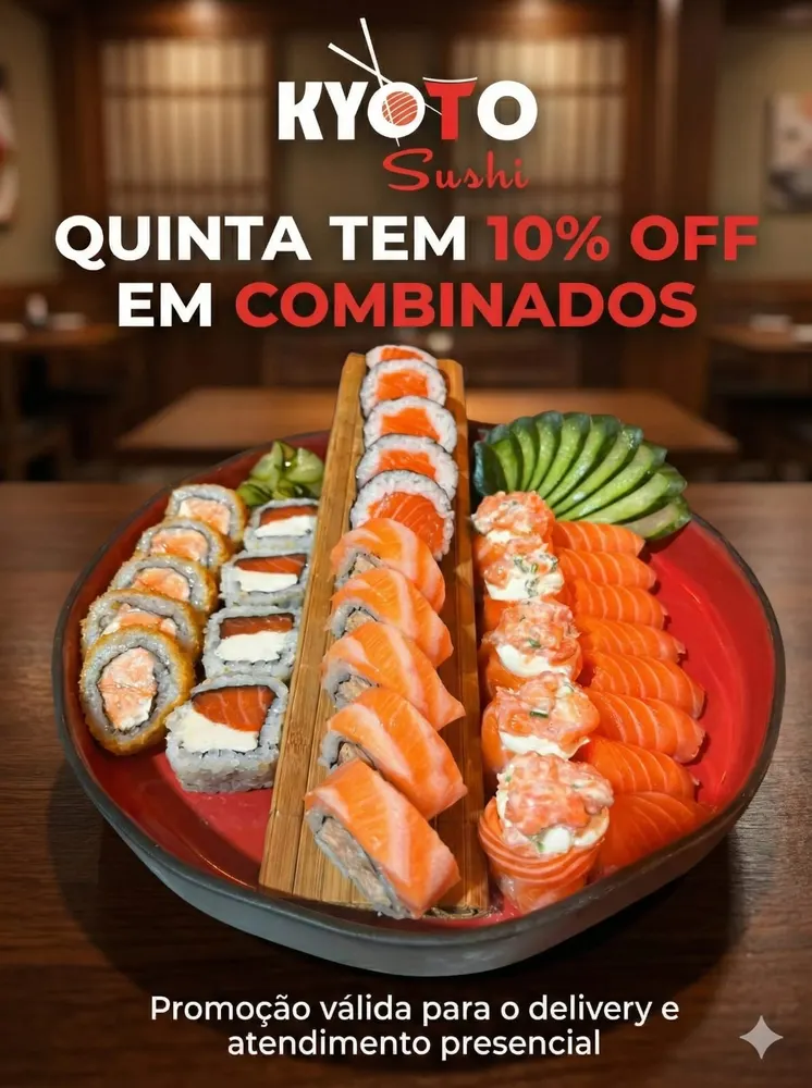 Kyoto Sushi Bar Vilhena | Atendimento no salão e Delivery — foto 5