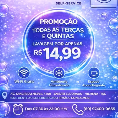LAVANDERIA VUPT (autoatendimento 24h)