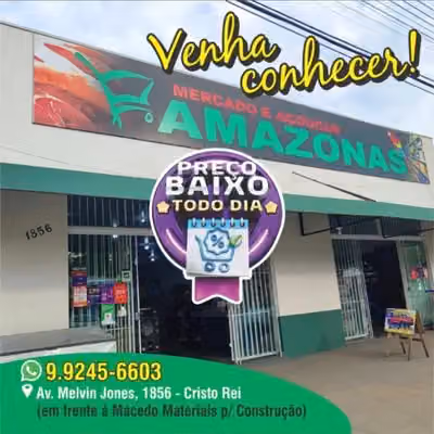 Mercado e Açougue Amazonas - Bairro Cristo Rei