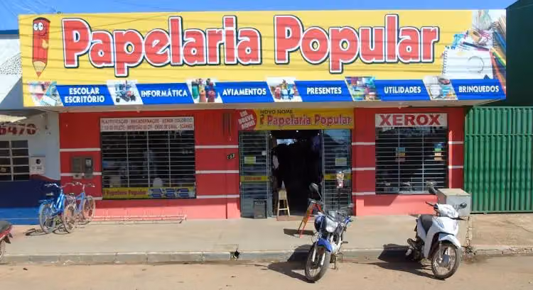 🥇 Papelaria Popular loja de Material Escolar Escritório Presentes Brinquedos e Variedades