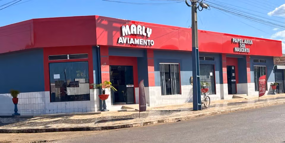 Papelaria Sol Nascente e Marly Aviamento anexo a Malharia sol