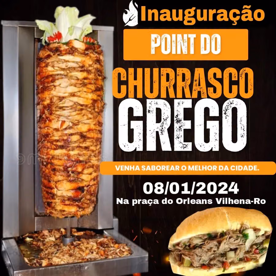 Point do Churrasco Grego | Vilhena/Ro