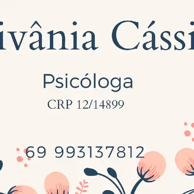 Psicóloga Rivânia Cássia