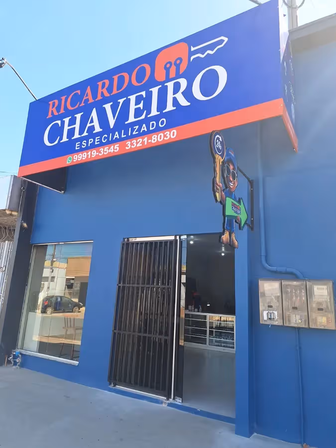 🥇RICARDO CHAVEIRO | Chaveiro 24 horas em Vilhena