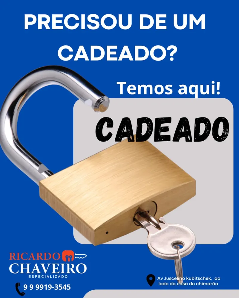 🥇RICARDO CHAVEIRO | Chaveiro 24 horas em Vilhena — foto 5