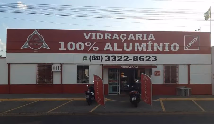 Vidraçaria 100% Alumínio