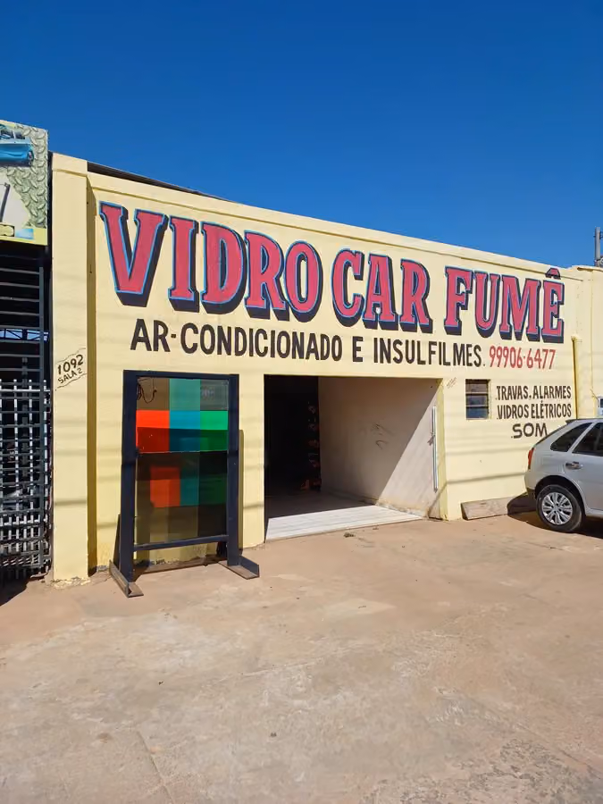 Vidro Car Fumê Vilhena