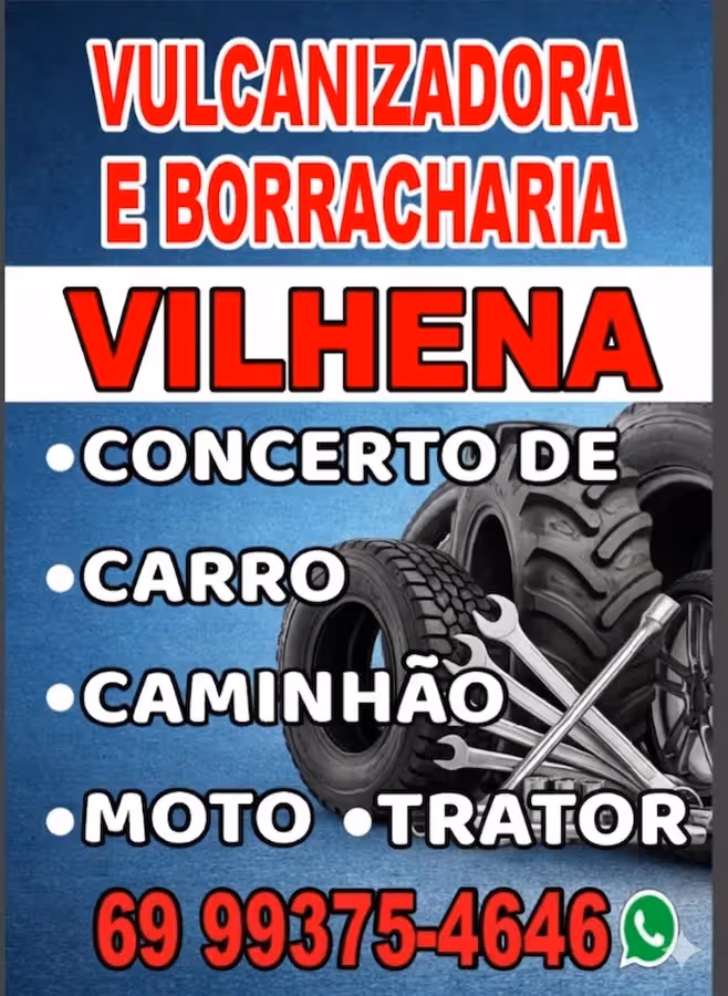 Vulcanizadora e borracharia vilhena