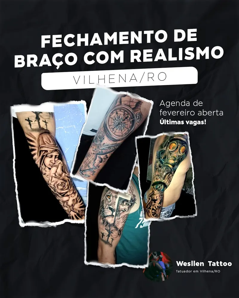Wesllen tatuador tattoo vilhena — foto 2